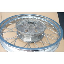 WHEEL COMPLETE FRONT - JAWA 250/353, 350/354 -  1,85-16"  - (STAINLESS STEEL WIRES)